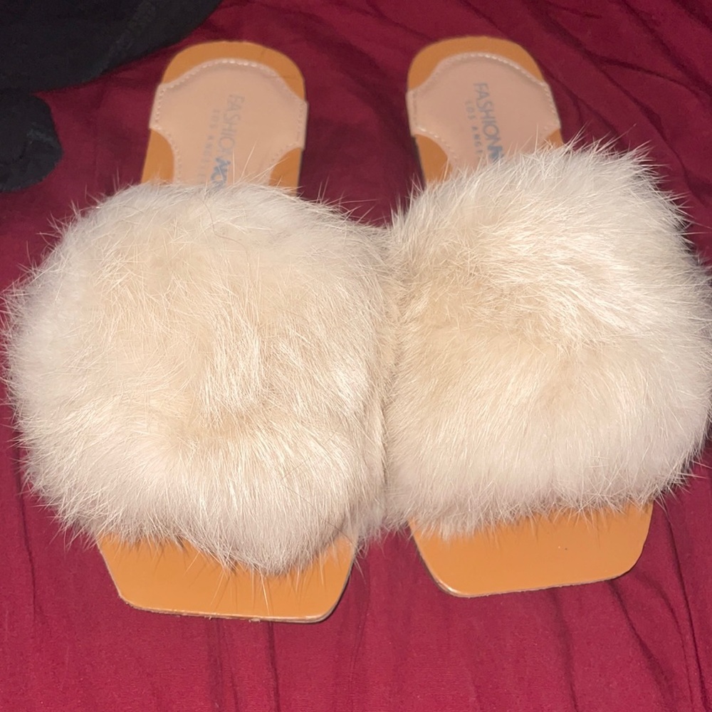 Furry Slip-ons